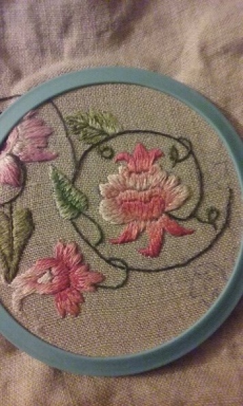 blog peach flower finished
