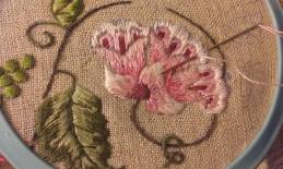 blog emb flower 7 finishing with pink